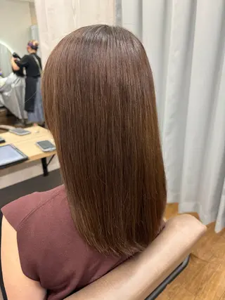 セミロング カラー TELA HAIR 幕張本郷店　千尋のヘアスタイル
