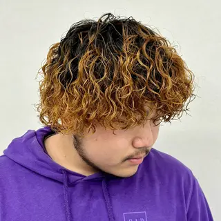 ミディアム カラー パーマ メンズ メンズ人気NO,1 Genieジーニーのヘアスタイル