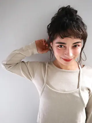 ヘアアレンジ 山形酸性ストレート 古川✂︎のヘアスタイル