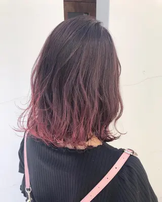 ミディアム カラー 具志 正太のヘアスタイル