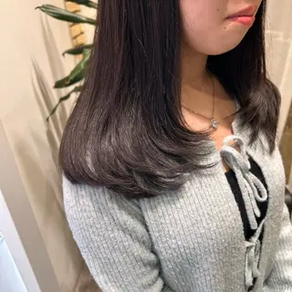 セミロング 🤎オリーブカラー× パーマ特化💫森口のヘアスタイル
