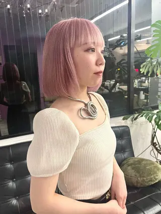 ミディアム カラー TOTA 唯一無二カラーのヘアスタイル