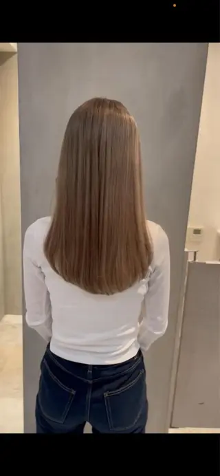 ロング 複雑履歴に対応ブリー チ無しダブルカラーのヘアスタイル