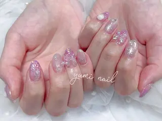 ネイル 𝐲𝐮𝐦𝐢🎀 長さ出しデザイン専門のネイルデザイン