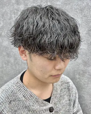 パーマ メンズ GLOP HOMME 店長　アオトのヘアスタイル