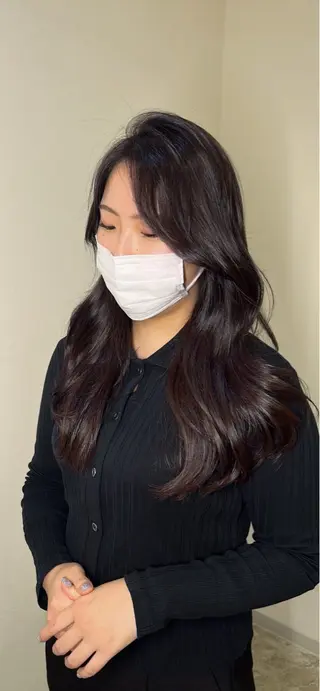 ロング カラー 小澤 一稀のヘアスタイル