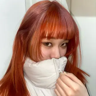 ロング 木村 夢のヘアスタイル