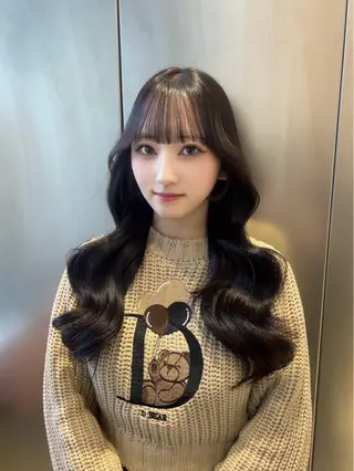 ロング カラー 🩷韓国ヘア/ヨシン モリ🩷Maikaのヘアスタイル