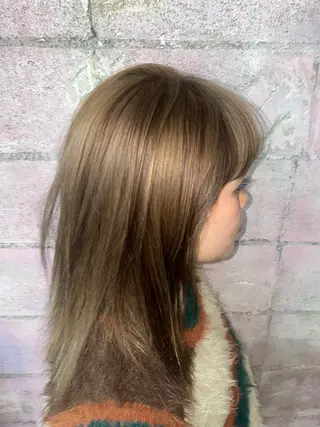 ロング カラー デザインカラー★★★ Haco+shihoのヘアスタイル