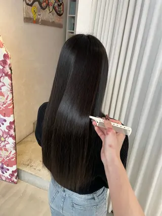 ロング 安井まゆ _Box mico.のヘアスタイル
