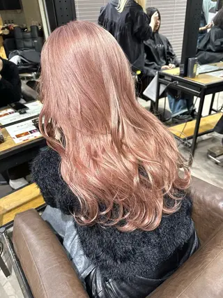 ミディアム カラー ARCANAブリーチ ダブルカラー🌟原宿のヘアスタイル