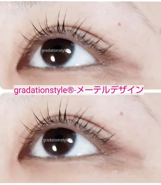 マツエク・マツパ 🎼グラデーション スタイル札幌♫*✧のマツエク・マツパデザイン