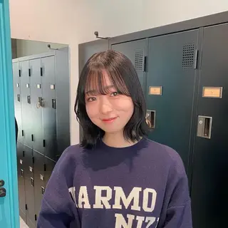 カラー 韓国ヘア AINA🐱のヘアスタイル