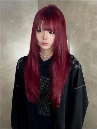 セミロング カラー 🫧ミルクティー ブリーチRIKU🫧のヘアスタイル