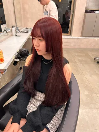 ロング カラー 💖札幌カラー 指名No.1💖玲奈のヘアスタイル