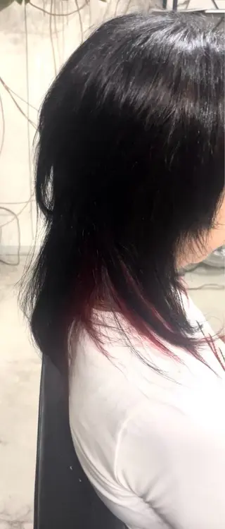 セミロング カラー メンズパーマ& ハイトーン特化谷村のヘアスタイル