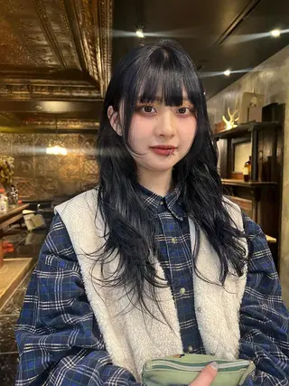 ロング カラー haco＋所属・圧倒的デザイン力 店長🎨RENAのヘアスタイル