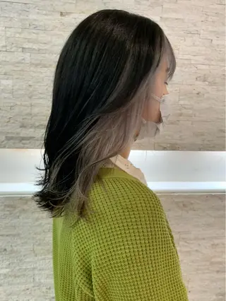 カラー ✄折橋 彩花🐶🍑のヘアスタイル