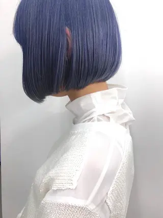 ショート カラー leben serikaのヘアスタイル
