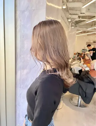 セミロング 🎗副店長/井上 竜 ブリーチ指名No.1のヘアスタイル