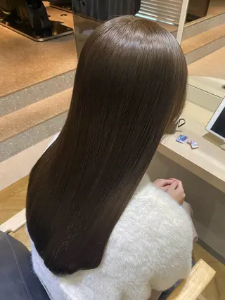 ロング カラー 髪質改善/艶カラー 🎀レイヤーカットのヘアスタイル