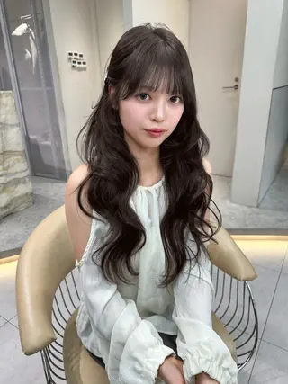 ロング カラー 《髪質改善✖️オリー ブ🧸》小嶋拓也のヘアスタイル