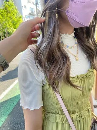 ロング カラー なかむら ゆきのヘアスタイル