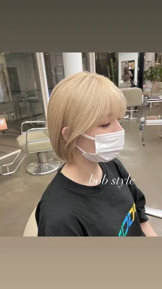 ショート ♡レイヤーボブ パーマ/うらら♡のヘアスタイル