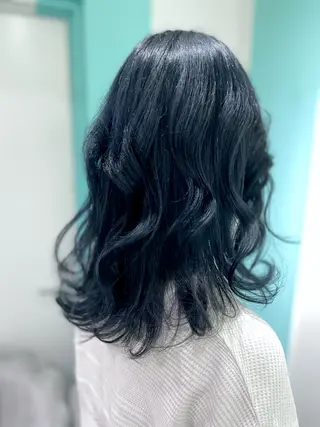 セミロング 原 千景のヘアスタイル