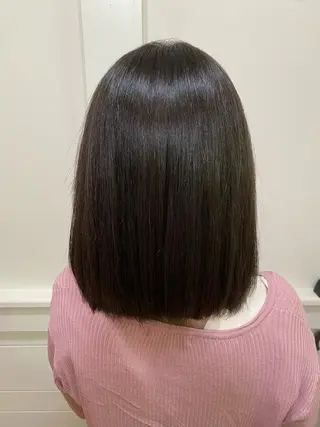 ミディアム パーマ 長芝 遥香のヘアスタイル