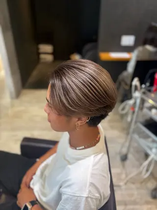 カラー メンズ 艶カラー 藤澤さくらのマツエク・マツパデザイン