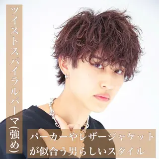 パーマ メンズ 【ニュアンスパーマ】 西岡拓海のヘアスタイル