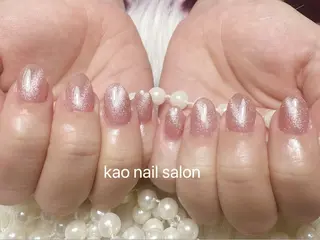 ネイル kao nail マグネット/長さだしのネイルデザイン
