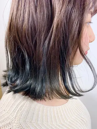 ミディアム カラー tension 【テンション】のヘアスタイル