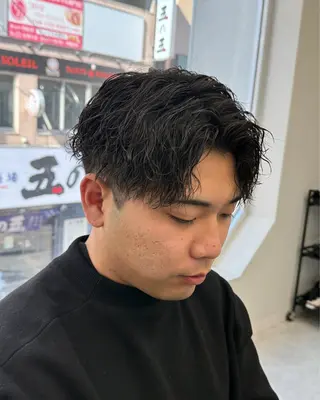 パーマ シャドウパーマ/ メンズ/KENTAのヘアスタイル