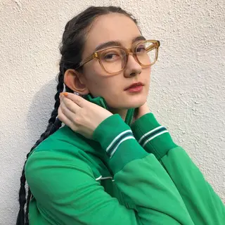 ロング カラー ヘアアレンジ NOUN所属・eri kinjoのヘアスタイル