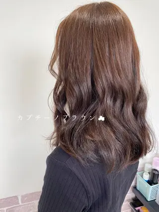 セミロング カラー ハイトーン/ブリーチ MAYURI🌺横浜のヘアスタイル