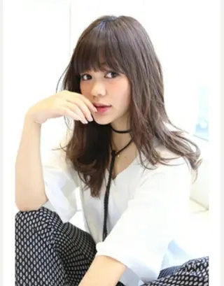 ロング 🇰🇷韓国風艶髪✨ 髪質改善 倉岡しおんのヘアスタイル