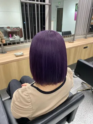 ミディアム カラー カットモデル様無料 💎saaya💎のヘアスタイル