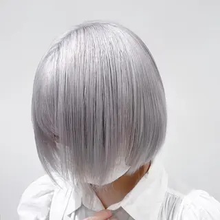 カラー 長尾菜々美🐰 ／ハイトーンカラーのヘアスタイル