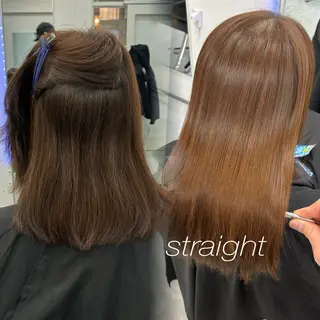 セミロング シールエクステ/ レイヤーカット/達也のヘアスタイル