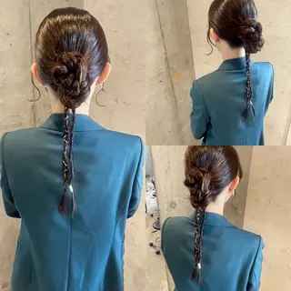 ロング ヘアアレンジ 美髪× ヘアセット✨Araiのヘアスタイル
