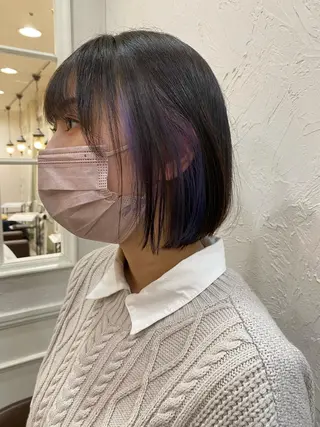 ショート カラー 前橋 姫奈のヘアスタイル
