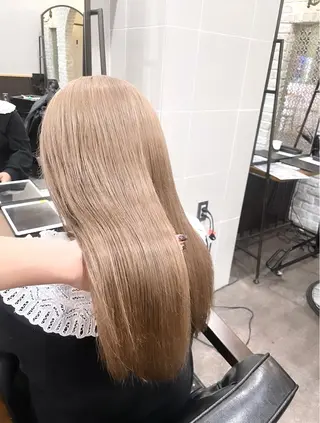 セミロング カラー 柔らかhair🤍 Rinaのヘアスタイル
