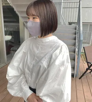 ショート カラー マンツーマン半個室 tamuraのヘアスタイル