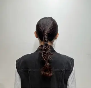 ヘアアレンジ 瑠己杏 :ボブ/ ハイトーンワンカラーのヘアスタイル
