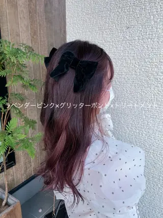 ロング カラー やまこし 美裕樹のヘアスタイル