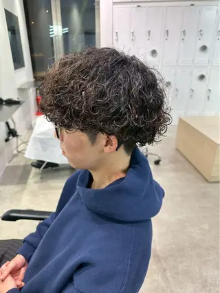 パーマ メンズ レディース／メンズ パーマ特化／内山遥斗のヘアスタイル
