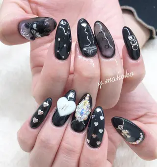 ネイル パラジェル有/ 長さだし/mahoのネイルデザイン