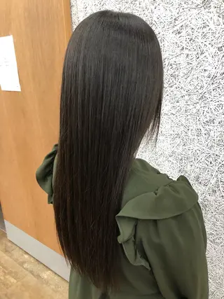 ロング カラー カノエ 松江学園店のヘアスタイル